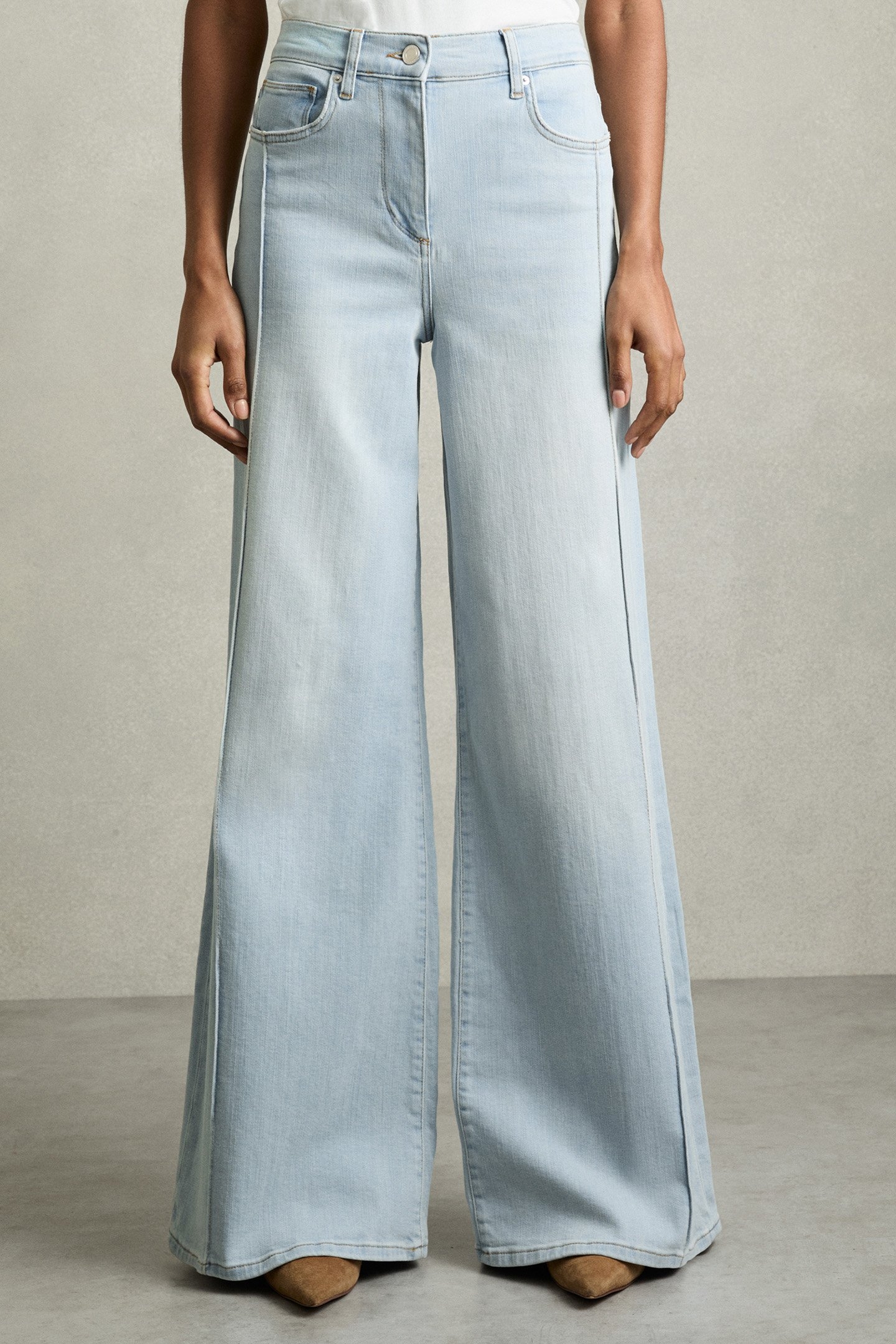 HEATHER WIDE LEG JEAN LIGHT BLUE 1