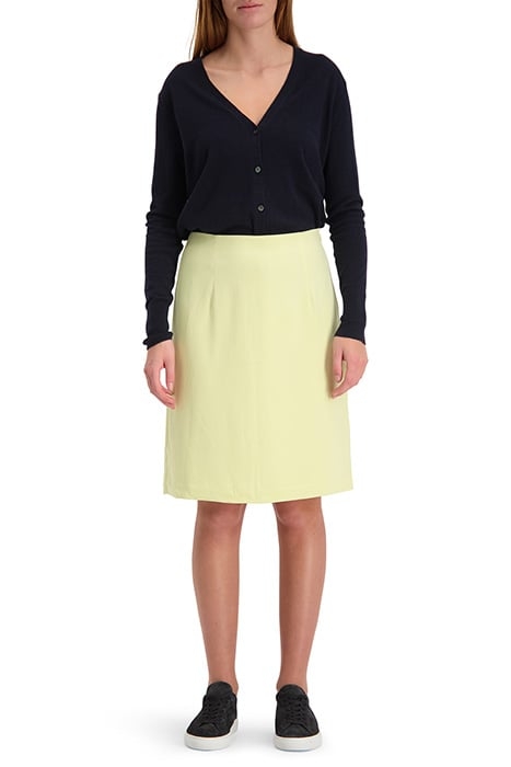 HIGH WAIST CREPE SKIRT WAX 3