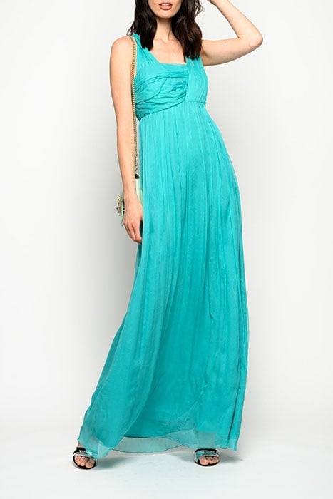 CHARLOTTE 1 ABITO CREPONNE DI LIGHT BLUE 4