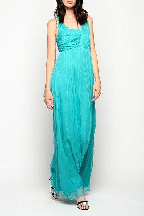 CHARLOTTE 1 ABITO CREPONNE DI LIGHT BLUE 1