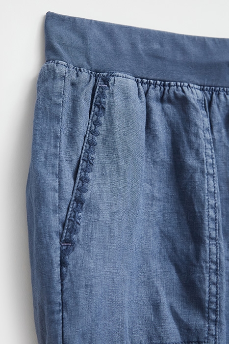 EFFIE LINEN SHORTS BLUE 5
