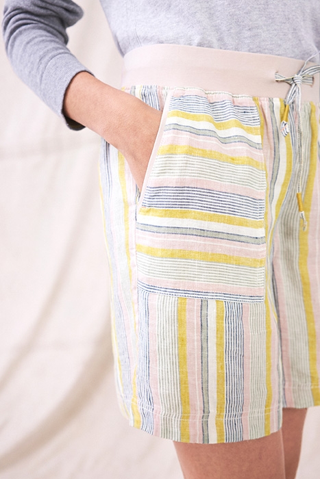 EFFIE LINEN SHORTS WHITE 4