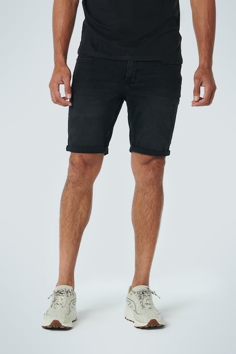 SHORT BLACK DENIM STRETCH RESPONSIBLE CHOICE BLACK DENIM 2