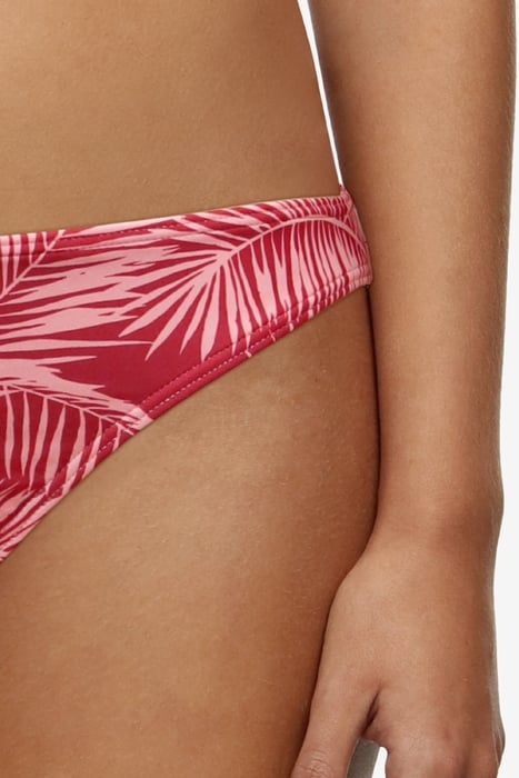 SW BO. BRIEF RIO PALM LEAF RED PLUM RED PLUM 3