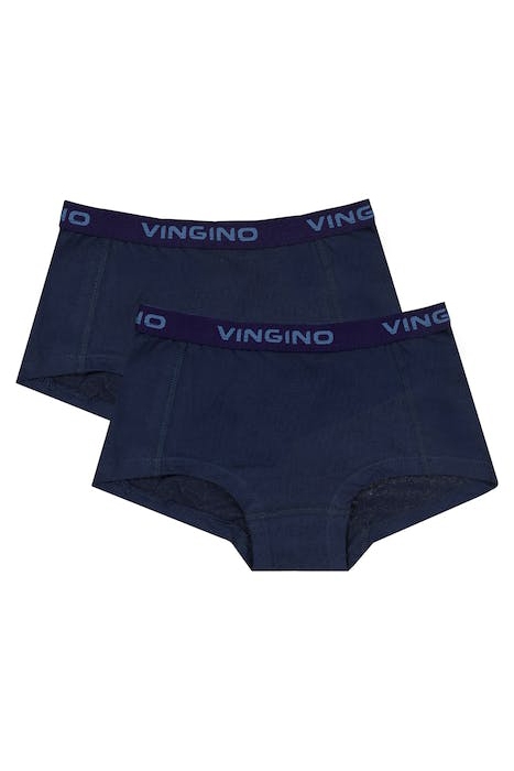 UNDER PANTS GIRLS 2-PACK DARK BLUE 1