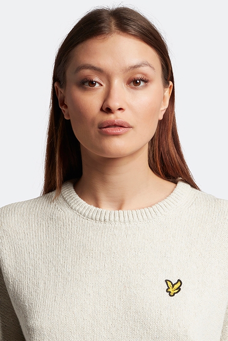 RECYCLED DENIM JUMPER ECRU 4