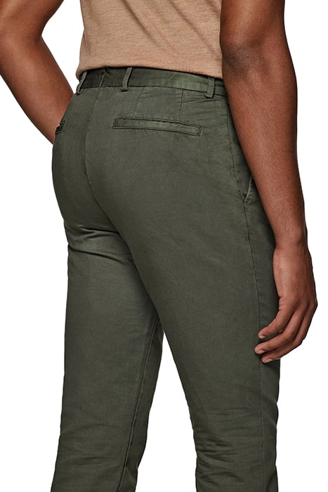 Mid Green Pleated Campo Chino 7