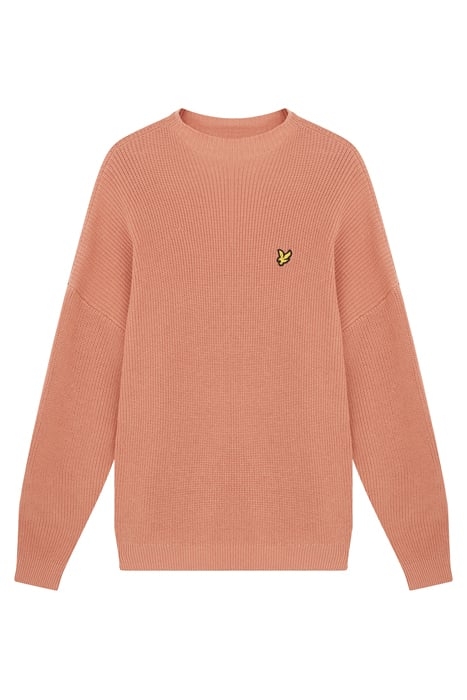 MOCK NECK JUMPER W795 DUSTY PEACH 5