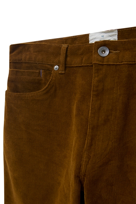 CROSBY CORD TROUSER MID BROWN 3