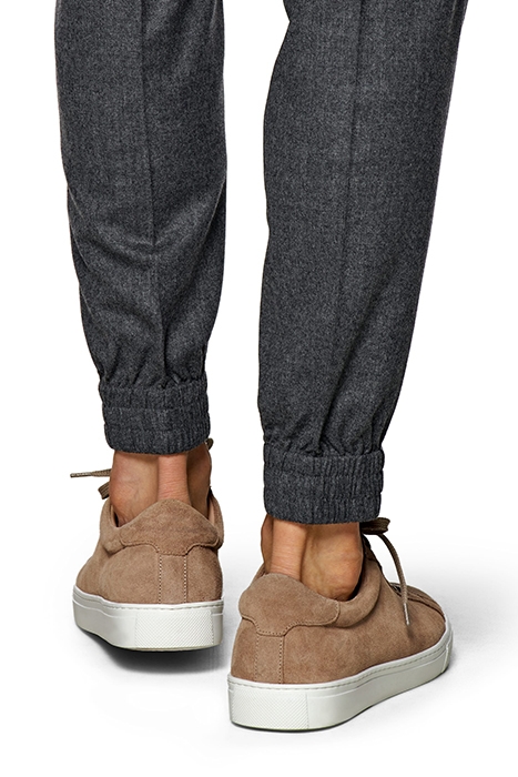 MID GREY DRAWSTRING AMES TROUSERS 6