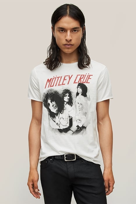 SS RAW EDGE TEE - MOTLEY CRUE STRAIGHT JACKETS SALT 1