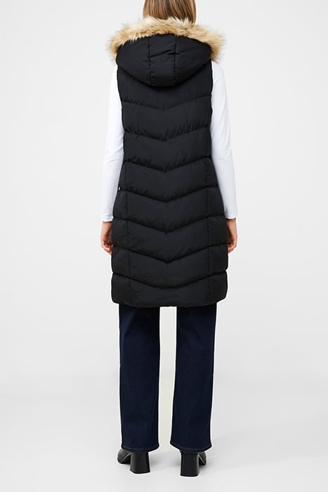 FUR CHEV MIX GILET M BLACK 3