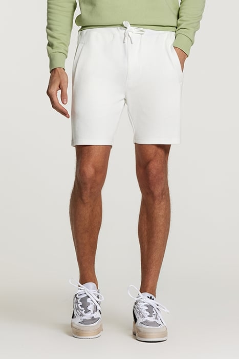MEN PIQUE SHORTS MAVIS JET STREAM WHITE 1