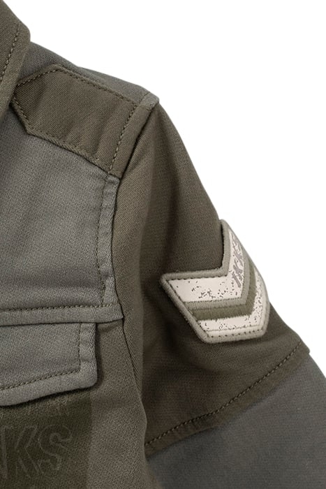BABY BOYS’ KHAKI SAFARI JACKET WITH CONTRASTING POCKETS 6