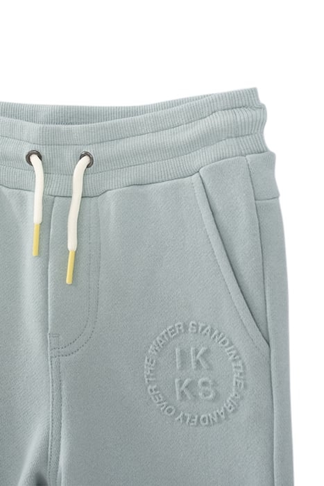 BOYS’ AQUA GREEN JOGGERS WITH NYLON CHEQUERED POCKET 3