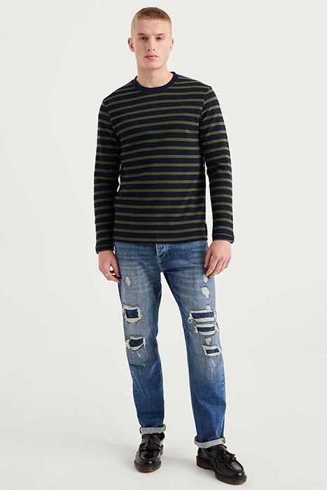 5-POCKET MID WAIST DARK BLUE 3