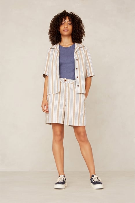 MORRIGAN ECRU HEMP STRIPE 1