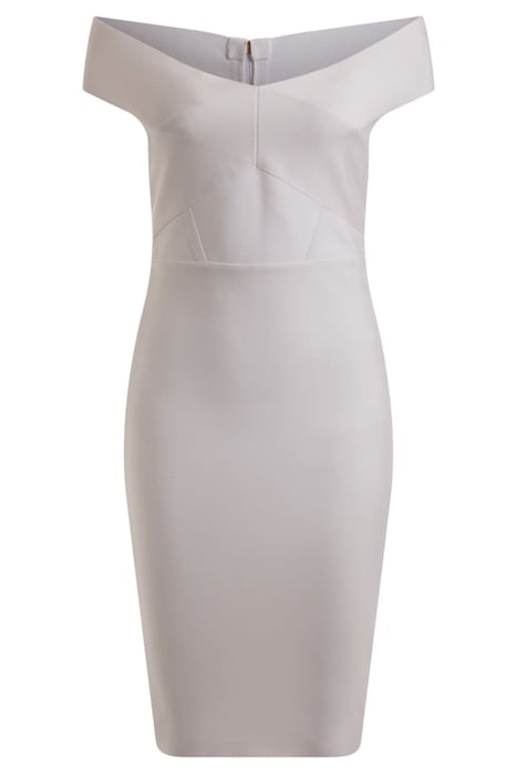 RACHEL BANDAGE DRESS TRUE WHITE 4