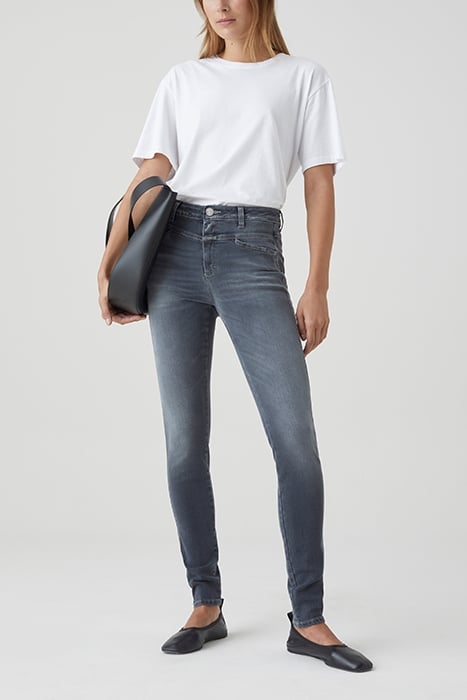 SKINNY PUSHER LONG JEANS MID GREY 3