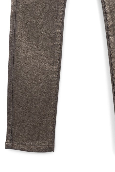 GIRLS’ CHAMPAGNE COATED SKINNY JEANS 5