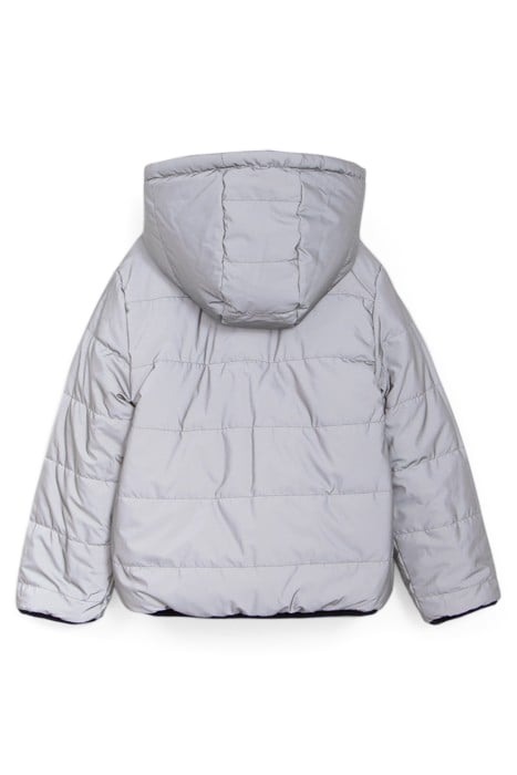 BOYS’ GREEN/GREY REFLECTIVE REVERSIBLE PADDED JACKET 7