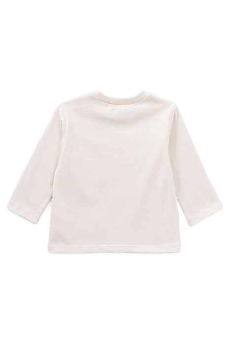 BABY BOYS’ BEIGE FLOCKED LETTER & TIGER T-SHIRT 2