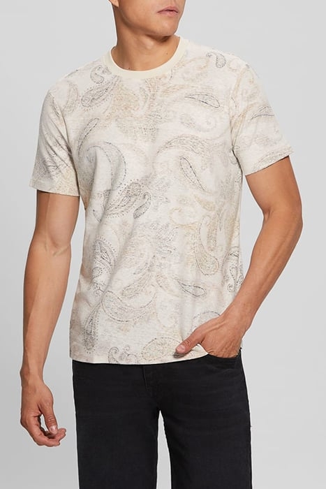 ECO LINEN BLEND PAIS SALT WHITE MULTI 1