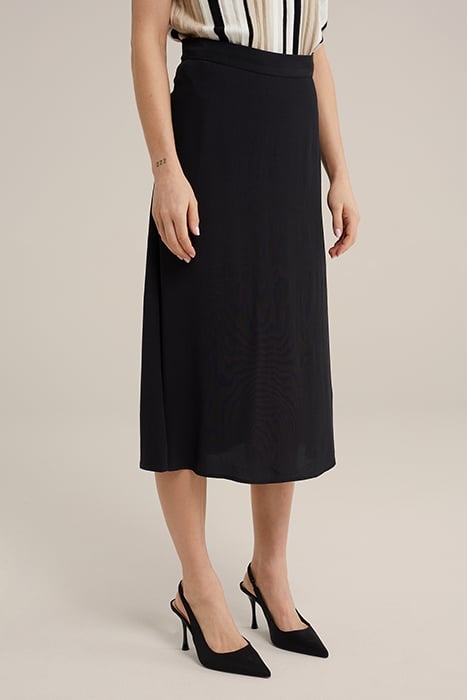 SKIRT MEDIUM LENGTH BLACK 1