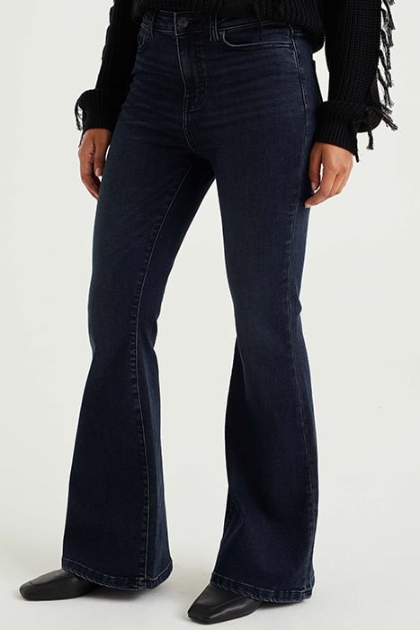 5-POCKET HIGH WAIST DARK BLUE 1