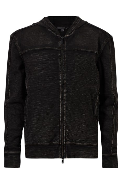 NORTON LS HIGHTWIST SLUB CTN PULLOVER HO BLACK 1