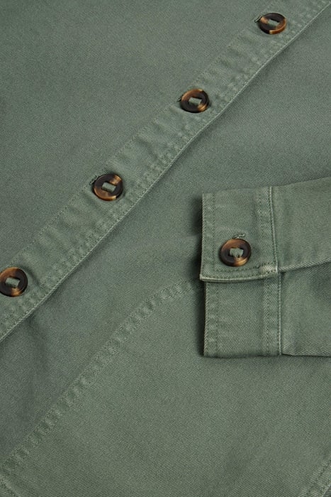 EDEN DENIM JACKET MID GREEN 4