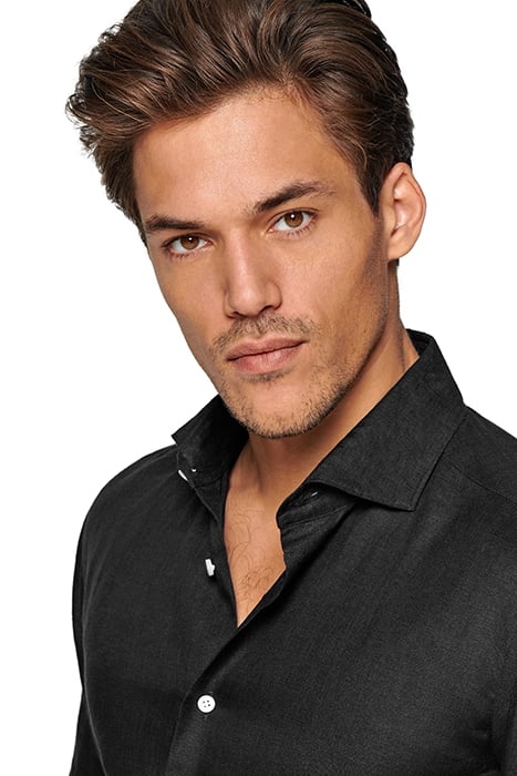 BLACK SLIM FIT SHIRT 6