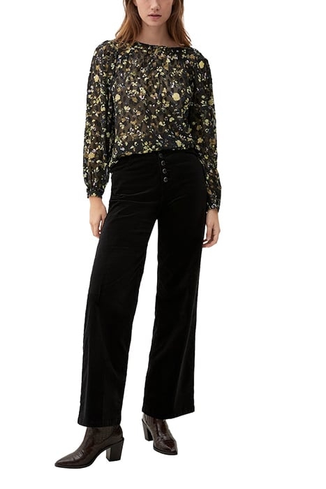 S.OLIVER BLOUSES GREY/BLACK 3