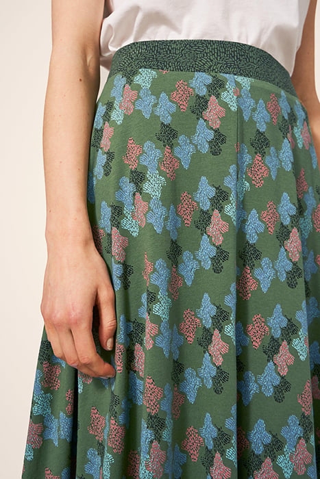 JADA MAXI SKIRT GREEN 3