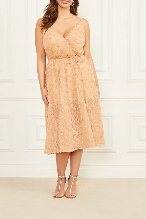 ROSIE DRESS SMOOTH ALMOND 2