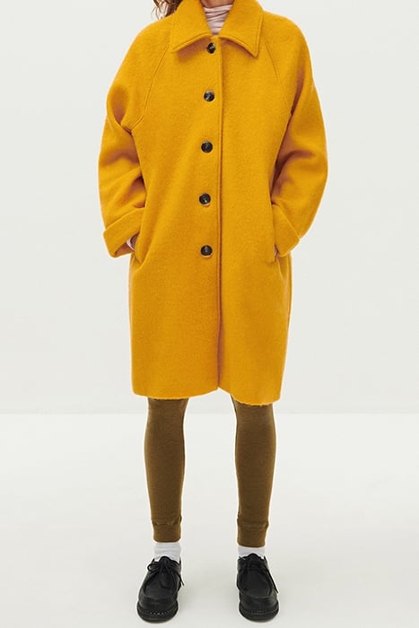 LONG-SLEEVES MID-LENGTH BUTTONED COAT MAIS 1