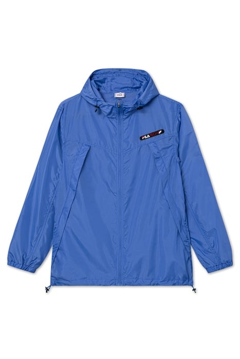 CHIP SEETHROUGH SHELL JACKET BAJA BLUE 1