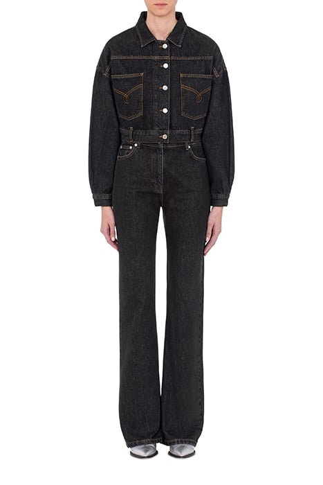 BLACK DENIM JACKET BLACK 1