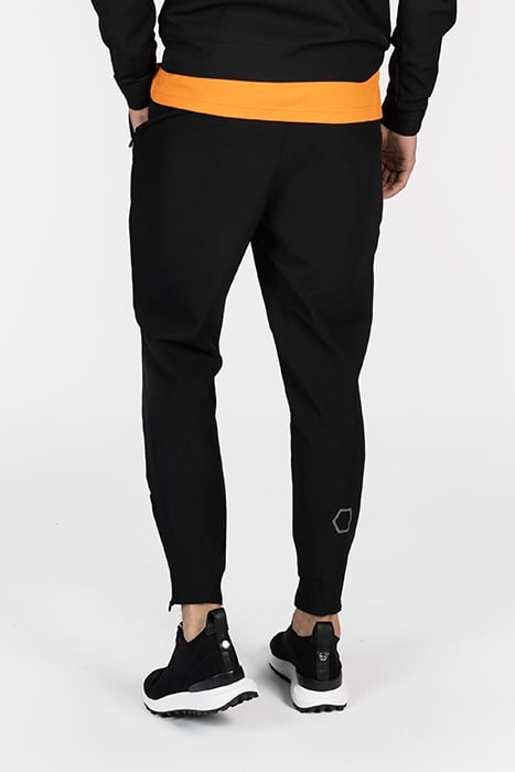 ATHLETIC SLIM FIT TRACK PANTS JET BLACK 2