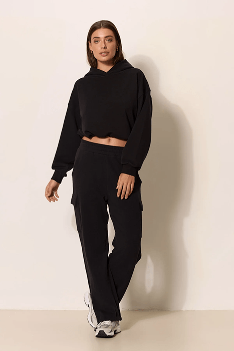 FINN COZY CARGO PANTS BLACK 2