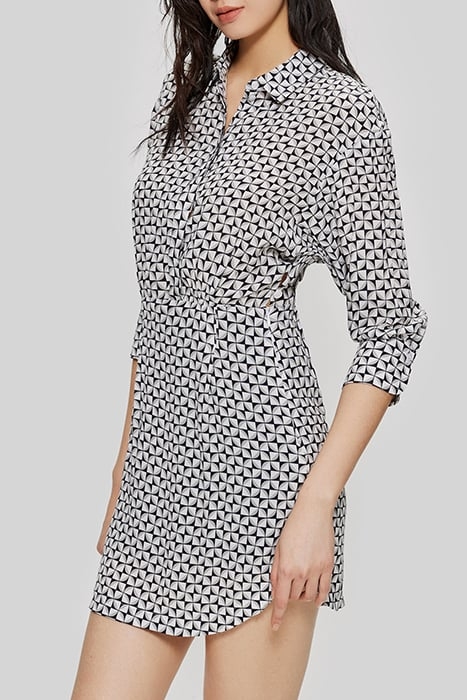 OFF-WHITE GEOMETRIC PRINT DRESS 4