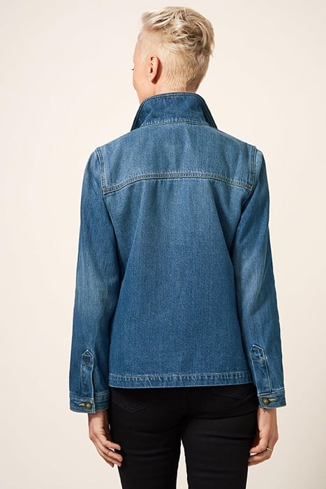 CARRIE DENIM JACKET MID DENIM 2