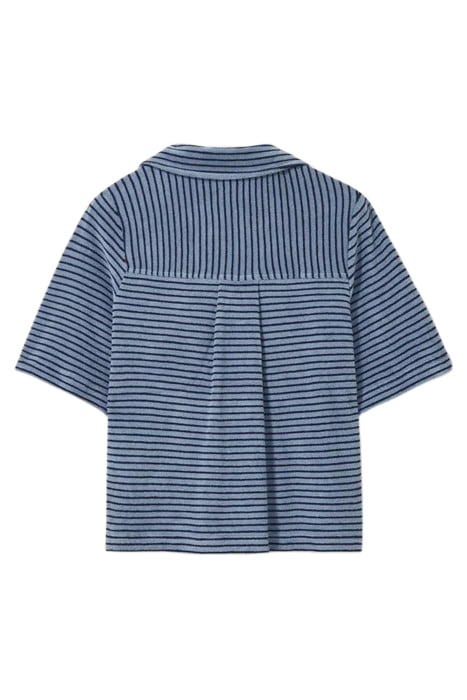 SOFIA TOWELLING TOP BLUE PRINT 3