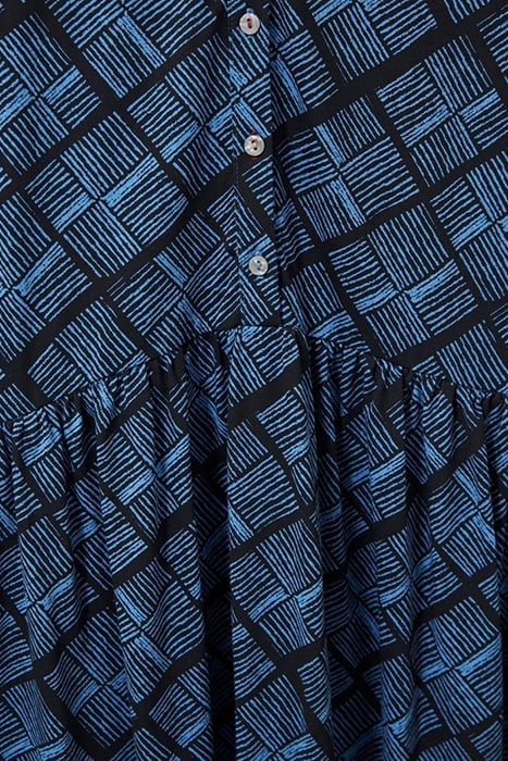 EVERLY JERSEY SHIRT DRESS BLACK MULTI 4