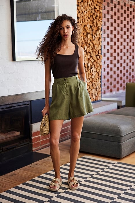 SHORT OLIVE GREEN 5