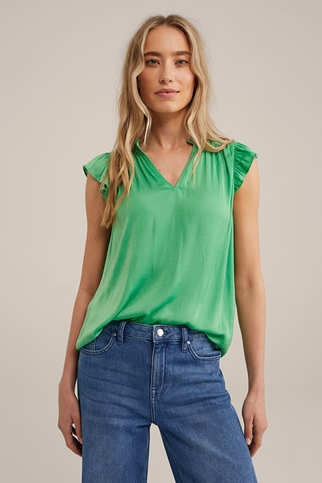 BLOUSE BRIGHT GREEN 1