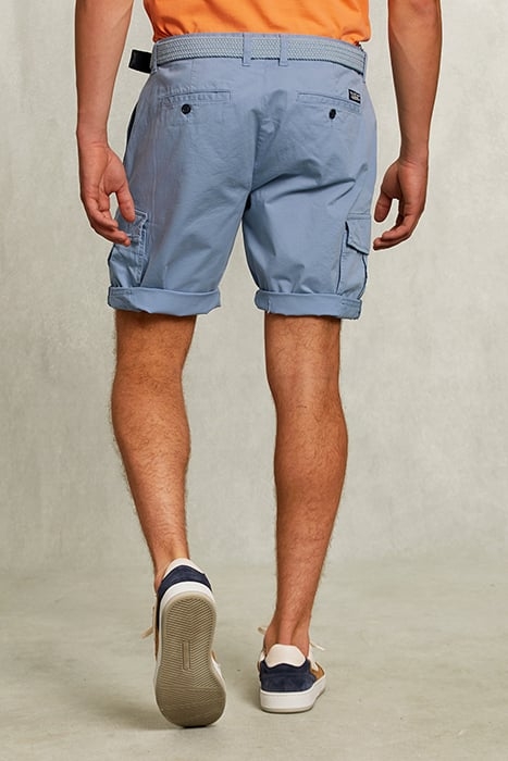 COTTON CARGO SHORT JACK FROST BLUE 2