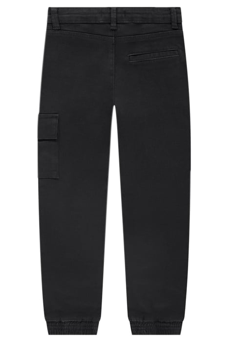 TWILL UTILITY PANTS BLACK 2