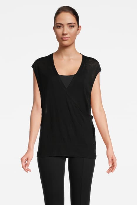 GISELE VEST BLACK by Filippa K