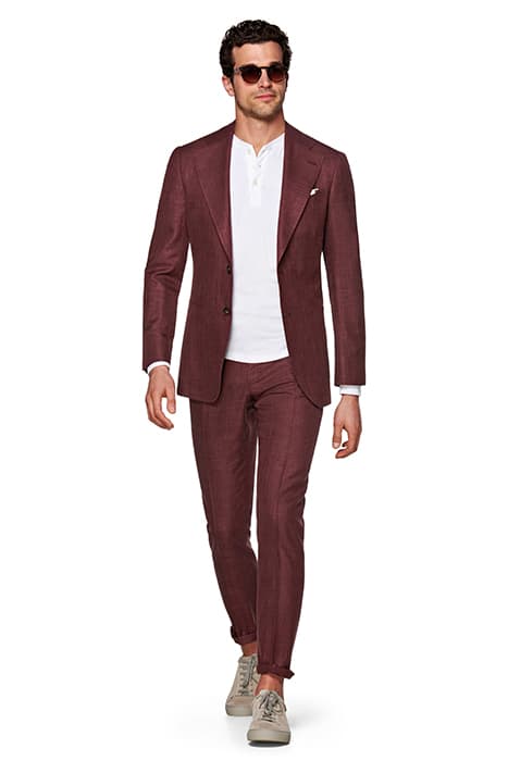 DARK RED HAVANA SUIT by Suitsupply